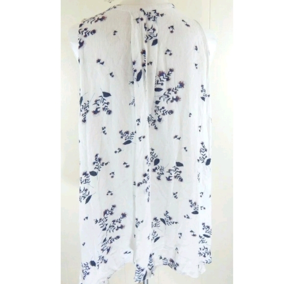 Free People Tree Swing Tunic Sleeveless White - Picture 3 of 4